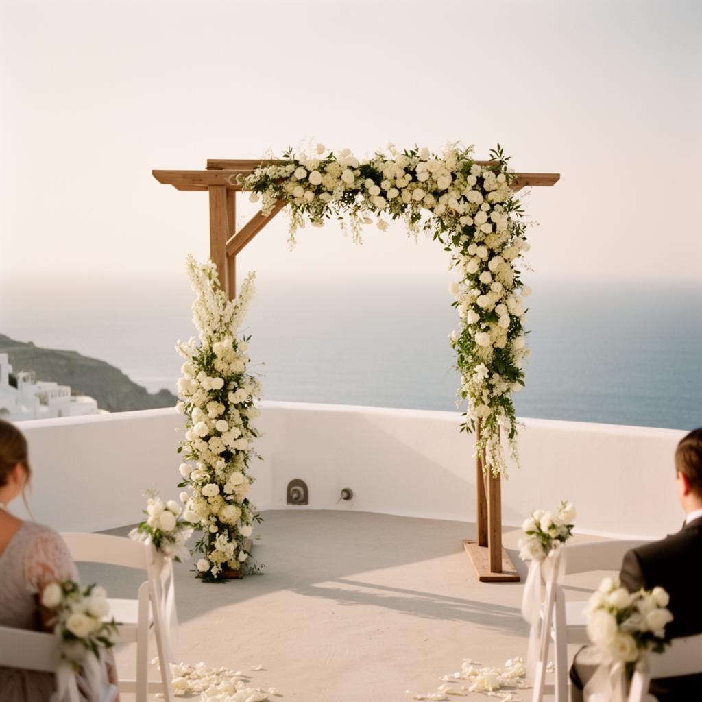 The White Cliffside wedding in Santorini, GR